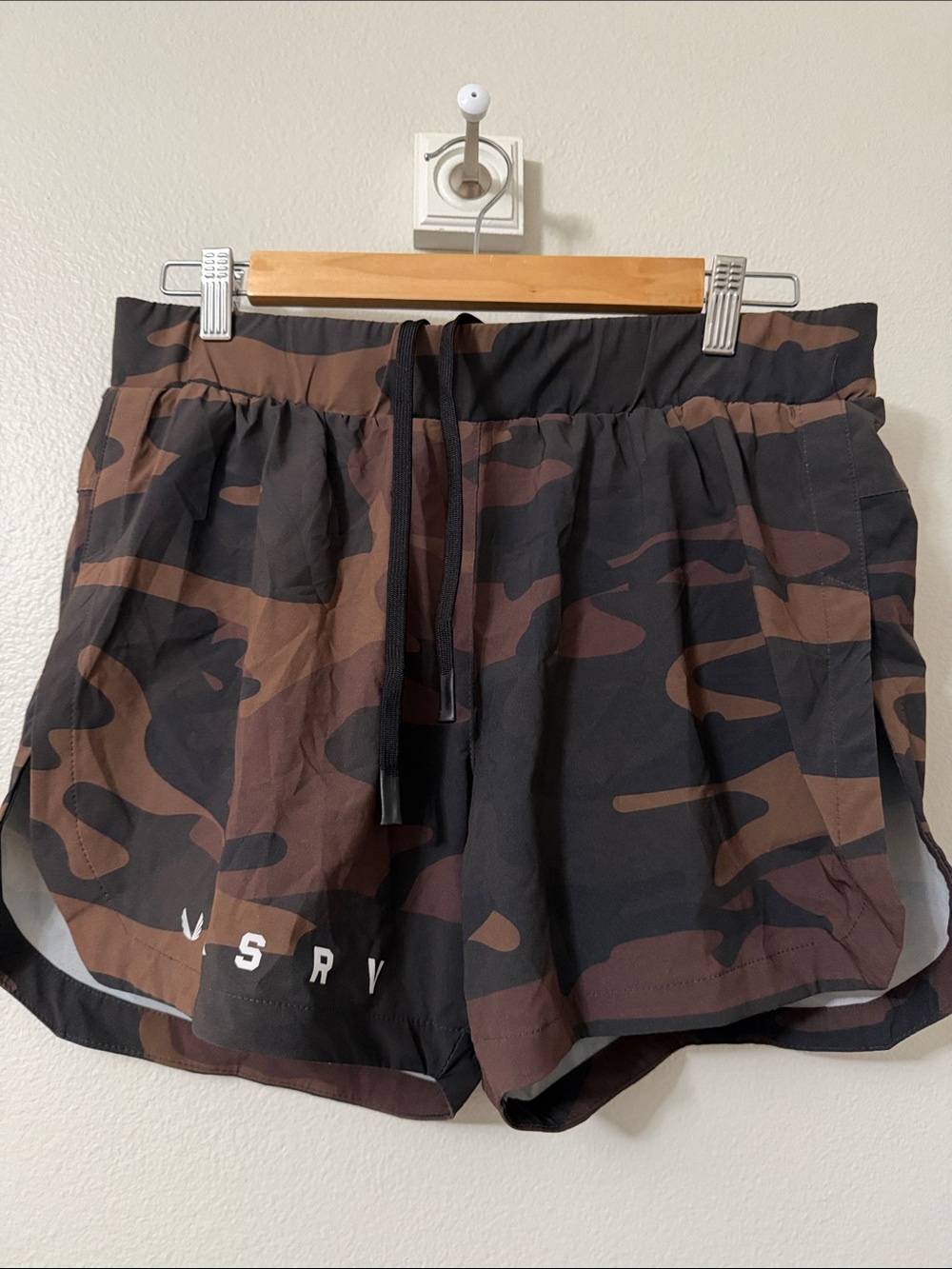 ASRV Camo split shorts large